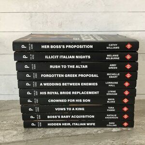 Harlequin Presents Romance Novels Lot Of 10 Mixed Authors Paperback Books 2025